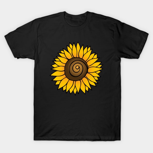 Sunflower T-Shirt by majoihart